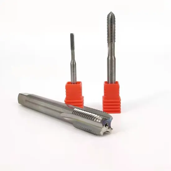 Wyk Titanium Coated Spiral Edge HSS Mechanical Tap with Cobalt HSS Spiral Tip Spiral Edge Straight Flute Tap